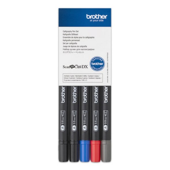 Brother Kalligrafie Stifteset (Essential/5 Stifte/nur für ScanNCut SDX-Serie)