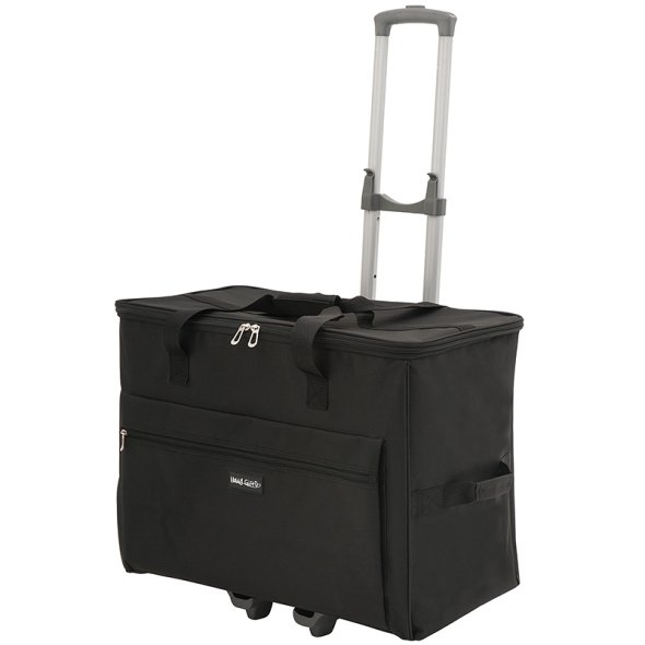Nähmaschinen-Trolley schwarz (groß/ B 61 x T 35 x H 45 cm)