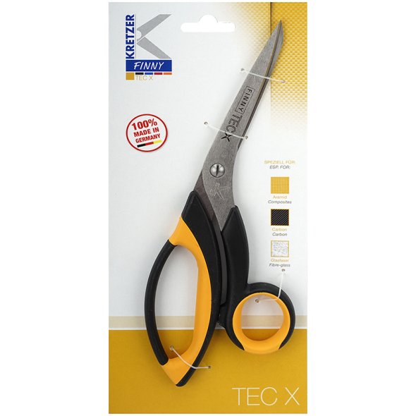 Kretzer Finny Glasfaserschere TecX1 leichte Ausführung für Gewerbe (20 cm/ 8")