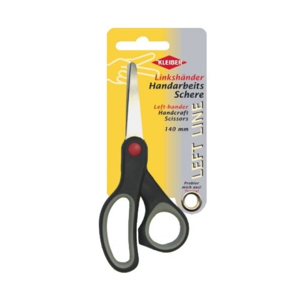 Kleiber Linkshänder Schere (schwarz/ 14 cm)