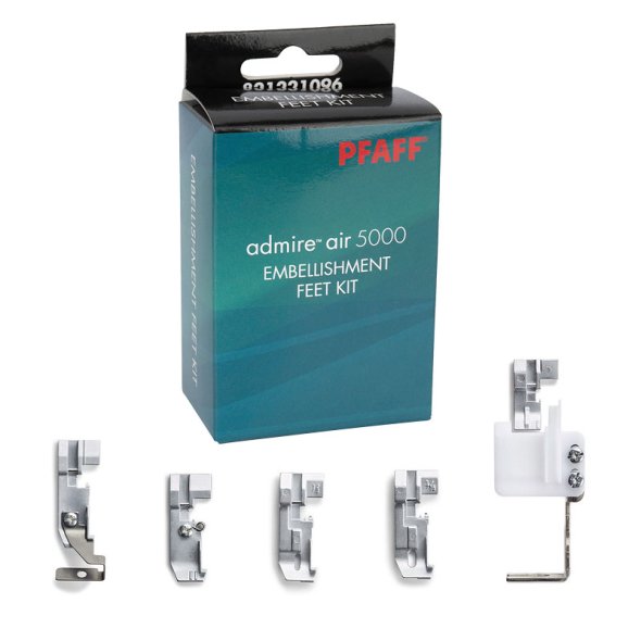 Pfaff admire air 5000 Füßchen-Set EMBELLISHMENT FEET KIT (5-teilig)