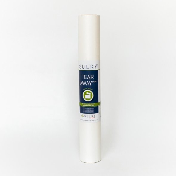 SULKY Tear Away Plus Stabilisator zum Ausreißen (50 cm x 10 m/ weiß)