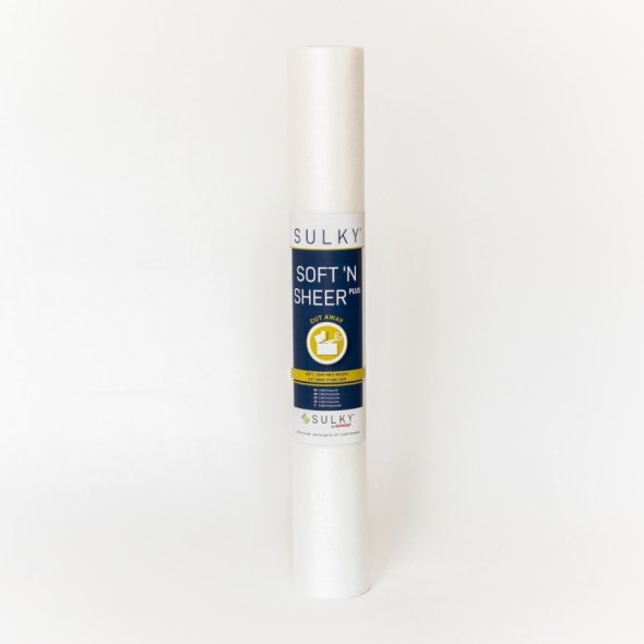 SULKY SOFT´N SHEER Plus Stabilisator zum Ausschneiden (50 cm x 5 m/weiß)