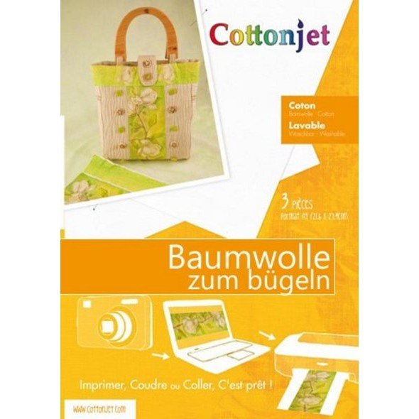 Cottonjet "Baumwolle" zum Aufbügeln (2 x DIN A4)