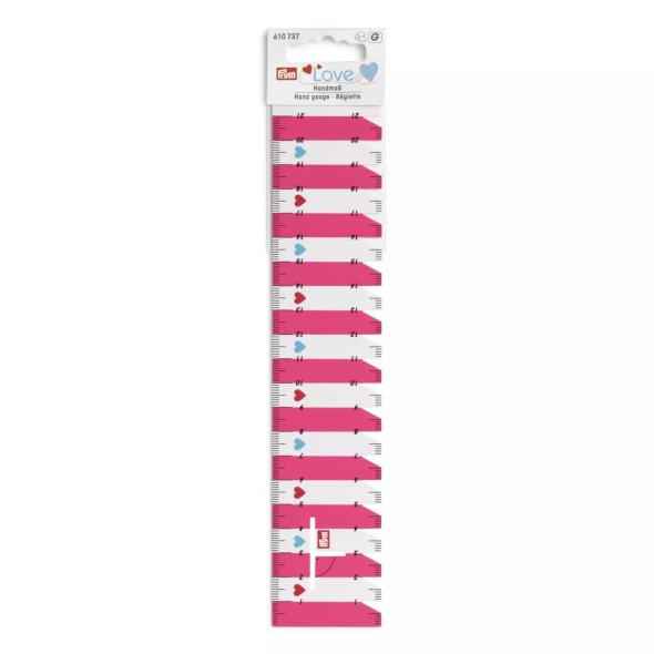 Prym Love Handmaß (Skala 21 cm/ pink/ weiß)