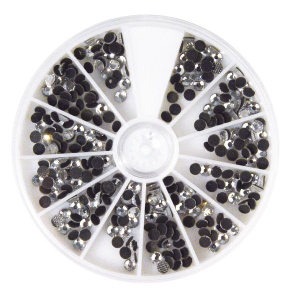 Hotfix Strass-Steine (Ø 4 mm / 288 St. /  kristall)