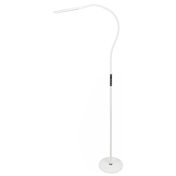 Lumina LED Stehlampe (weiß/ dimmbar/ Standfuß/ mit Fernbedienung)