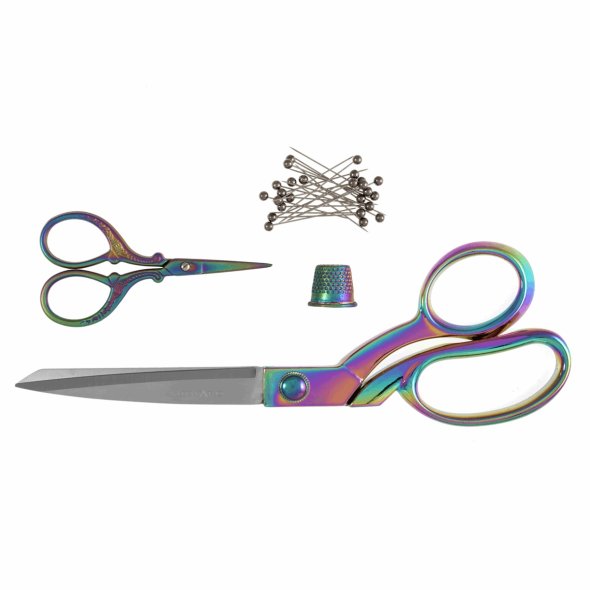 Milward Scheren-Set "Regenbogen" (2tlg. 21,5 cm/9 cm)