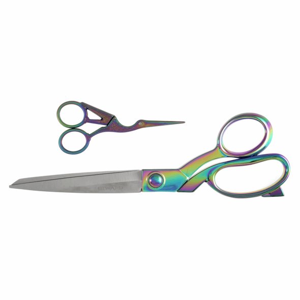 Milward Scheren-Set "Regenbogen" (2tlg. 25,5 cm/11,5 cm)