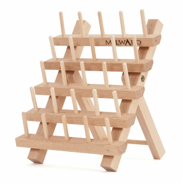 Milward Spulenhalter - Garnrollenständer (für 25 St./15,5 x 18 cm/Holz)