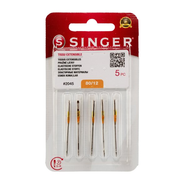 Singer Jerseynadel Stärke 80/ System 130/ 705H/ 5 Nadeln
