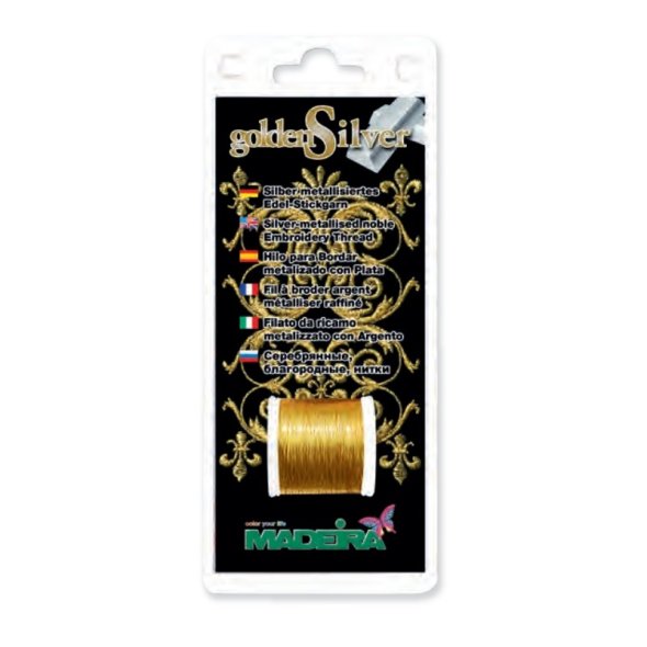 Madeira goldenSilver Edel-Stickgarn No.40 (gold/100 m)