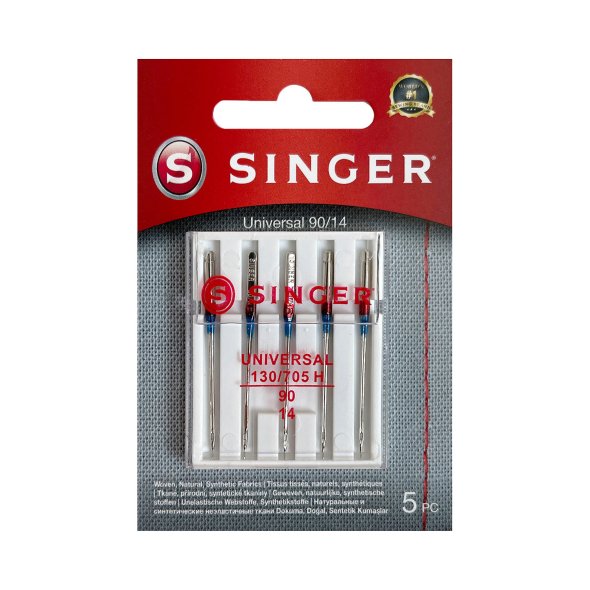 Singer Universalnadel Stärke 90/ System 130/ 705 H/ 5 Nadeln/ Blister
