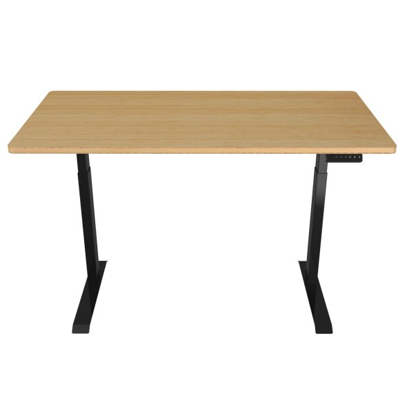 Semplix Hobby- und Arbeitstisch, Nähtisch elektrisch höhenverstellbar (schwarz/ Eiche-Design)