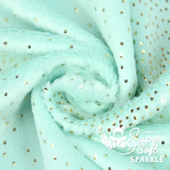 Kullaloo SuperSoft SPARKLE  (0,75 m x 1 m) 62331 - helles mint
