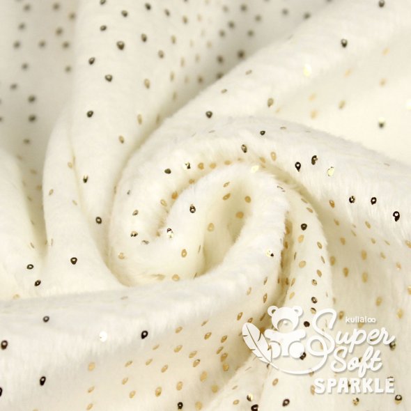 Kullaloo SuperSoft SPARKLE  (0,75 m x 1 m) 62330 - wollweiß/ivory