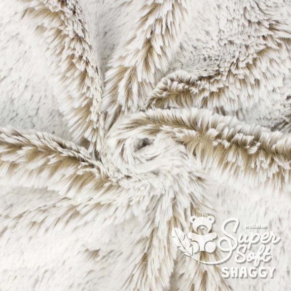 Kullaloo Zottelplüsch SuperSoft SHAGGY (0,75 m x 1 m/ Florlänge 15 mm) 62371 - camel