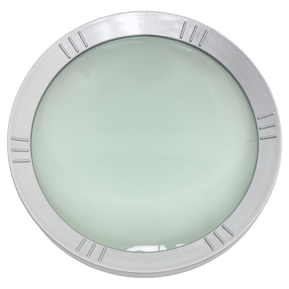 Semplix Echtglas Linse für Lupenlampe #10025077 silber (127 mm/ 5 Dioptrin)