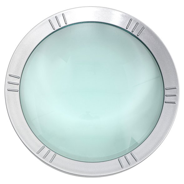 Semplix Echtglas Linse für Lupenlampe #10025077 silber (127 mm/ 8 Dioptrin)