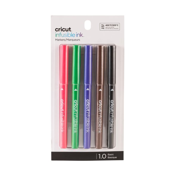 Cricut Stifteset Basics permanent (5 Farben / 1,0 mm)