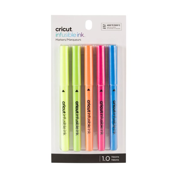 Cricut Stifteset Neon permanent (5 Farben/ 1,0 mm)