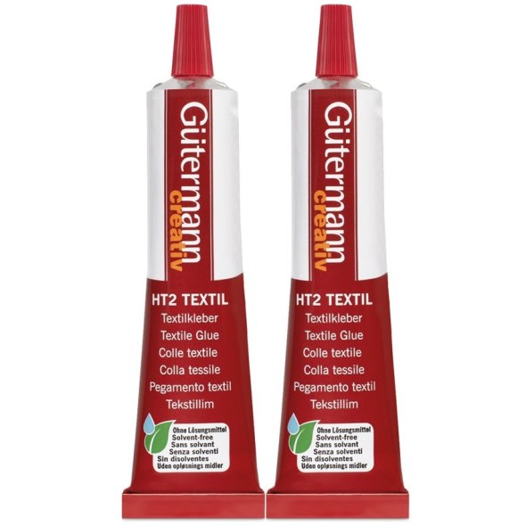Gütermann HT2 Textilkleber ohne Lösungsmittel Doppelpack (2 x 30 g)