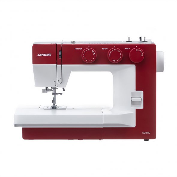 Janome 1522RD Mechanische Nähmaschine (rot)