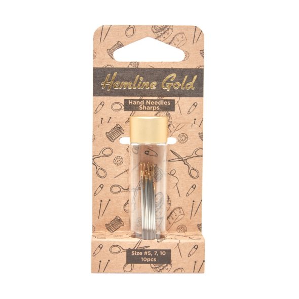 Hemline Gold Eye Handnähnadeln (Gold-Öhr/ versch. Nadeln) Sharps