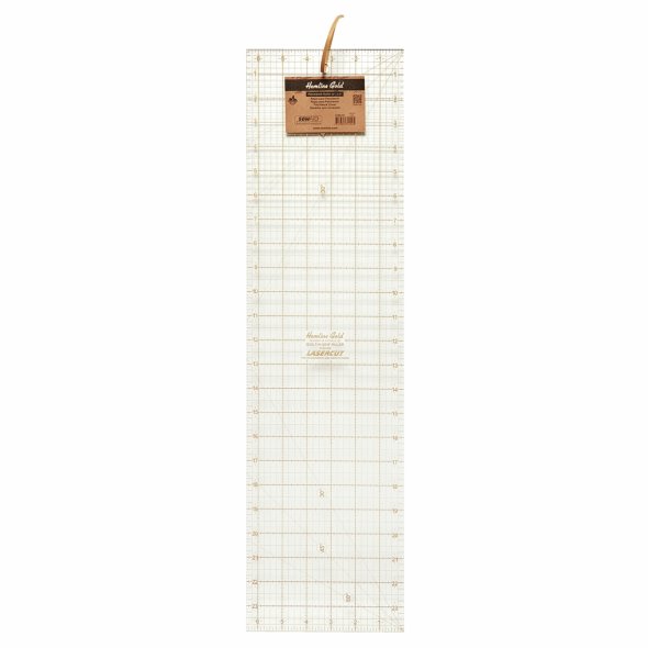 Hemline Gold Patchwork Inch-Lineal (24 x 6,5 Inch)
