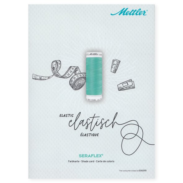 Amann Mettler Seraflex Farbkarte (gewickelt/ echte Fäden)