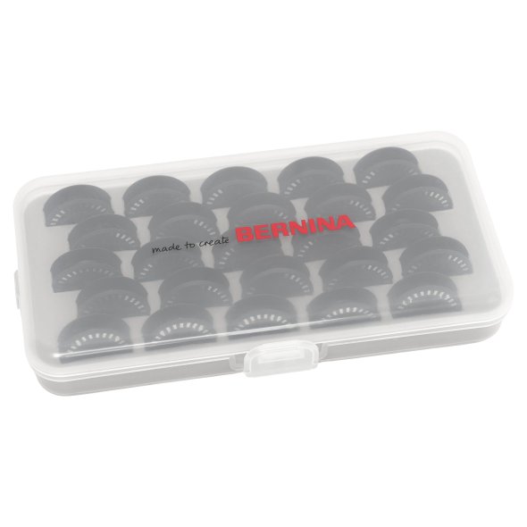 Bernina Spulenbox mit 25 Jumbo Spulen (Bernina 8er Serie)