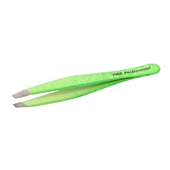 Pinzette INOX Professional (9 cm/ grün/ stabil)