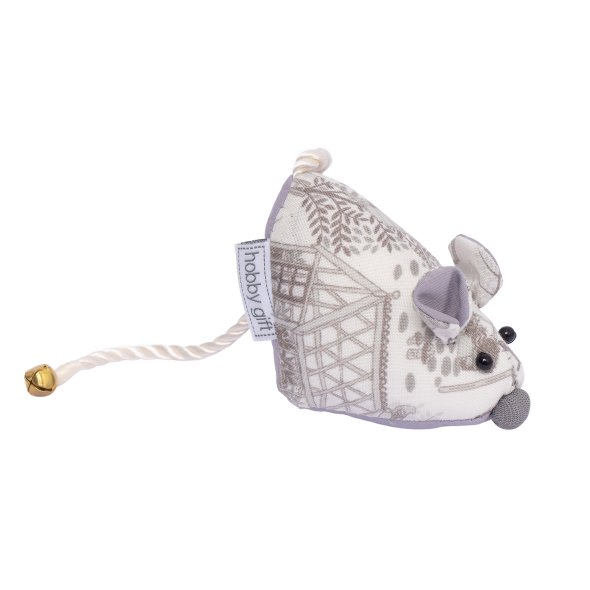 Nadelkissen Maus "Garten-Design" (9,5 x 4,5 x 6 cm)