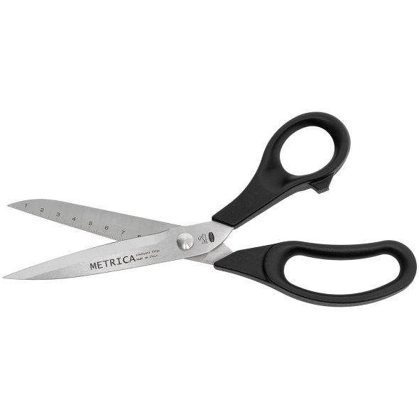 PREMAX Schneiderschere METRICA (24 cm/ mit cm Skalierung auf der Klinge)