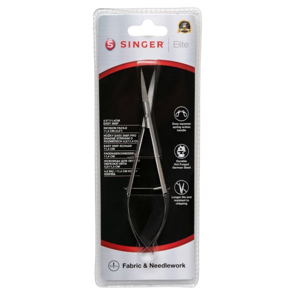 Singer Elite gebogene Pinzettenschere (11,4 cm/ 4,5")