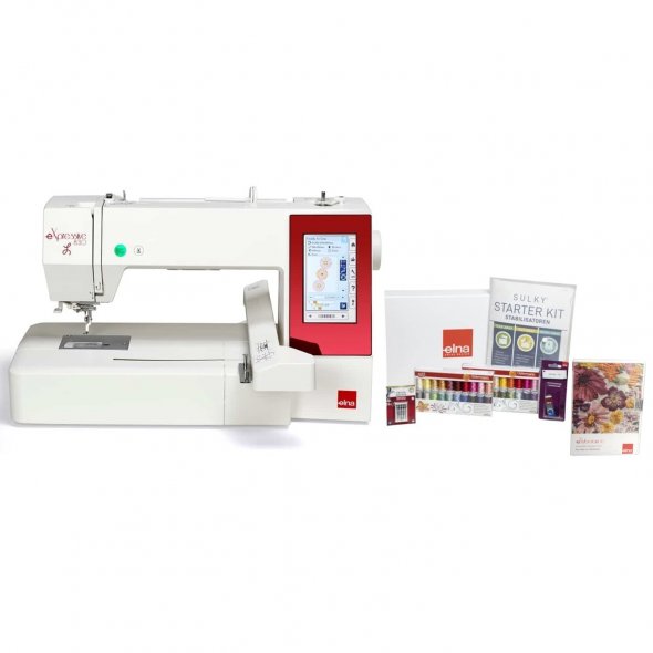 Elna eXpressive 830L Stickmaschine - mit Kreativ-Komplett-Set GRATIS
