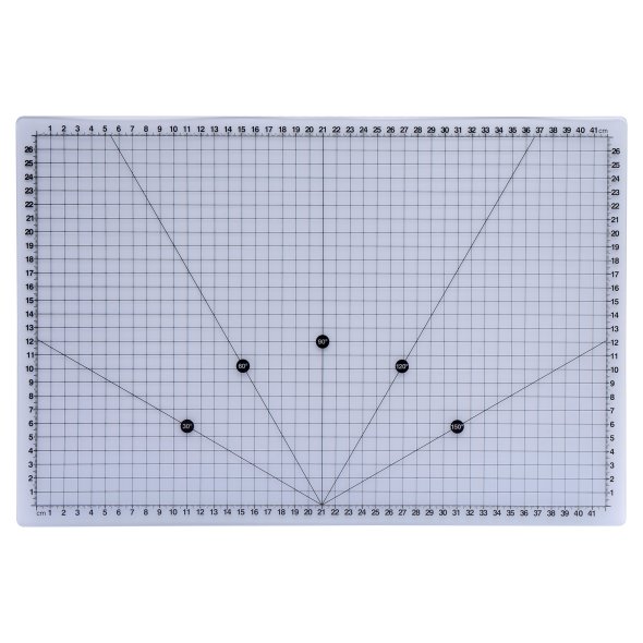 Schneidematte transparent A3 (45 x 30 cm/ Skalierung in cm einseitig)