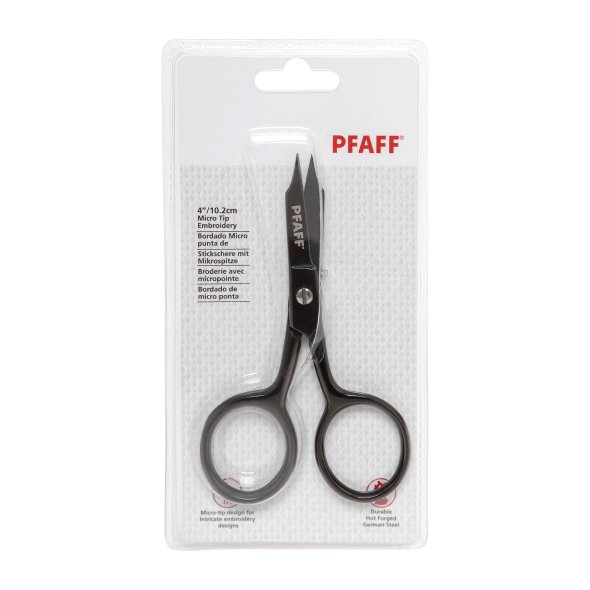 Pfaff Stickschere Mikrospitze (10,2 cm/ 4"/ schwarz)