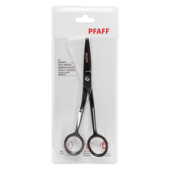 Pfaff Applikationsschere (15,2 cm/ 6"/ schwarz)