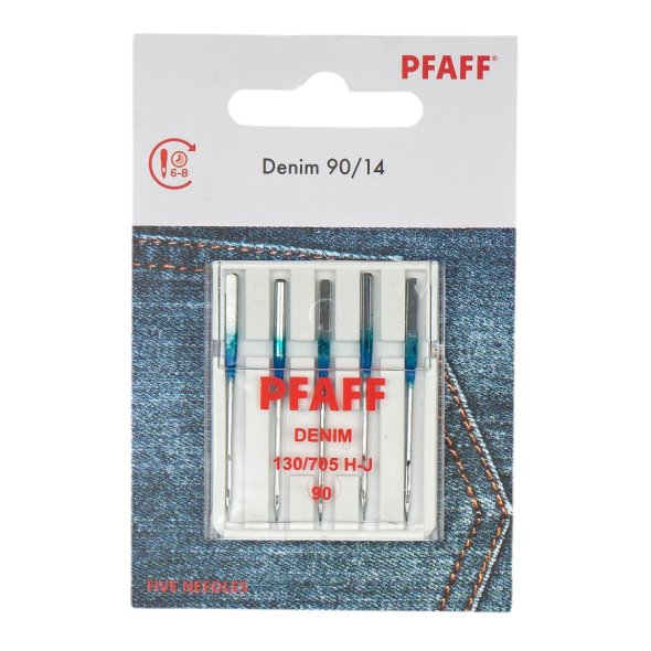 Pfaff Jeansnadel Stärke 90/ System 130/ 705H-J/ 5 Nadeln