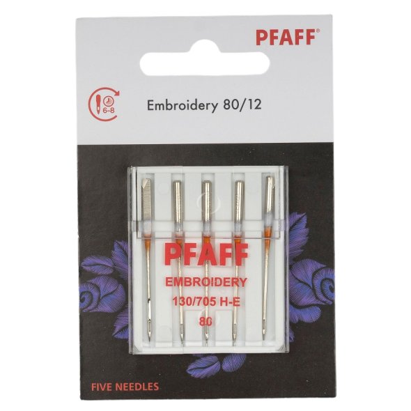 Pfaff Embroidery-Nadel Stärke 80/ System 130/ 705 H-E/ 5 Nadeln