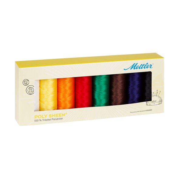 Amann Mettler POLY SHEEN 8ER-KIT No.40/ 200 m