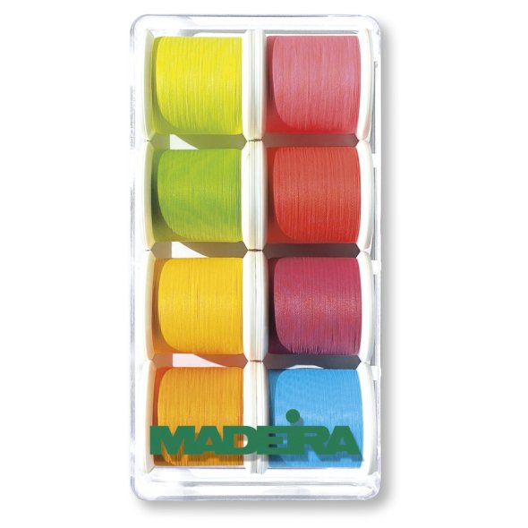 Madeira Frosted MATT No.40 Garnbox (8 Farben/ 200 m)