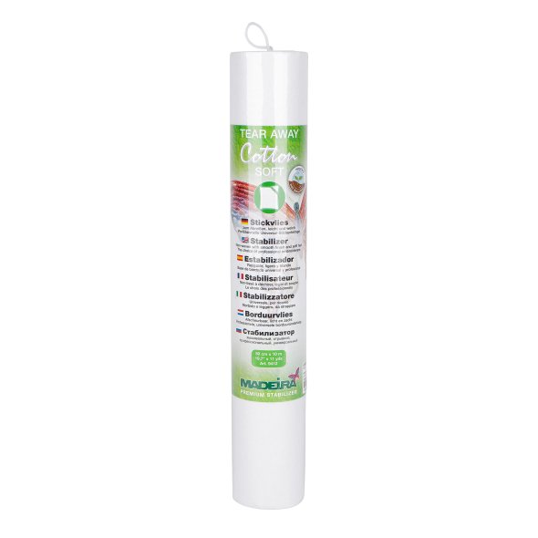 Madeira Cotton Soft abreißbare Universal Stickunterlage (50 cm x 10 m)