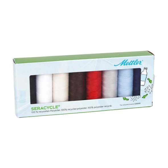 Amann Mettler SERACYCLE No.120/ Garnset (8 Farben/ 200 m)