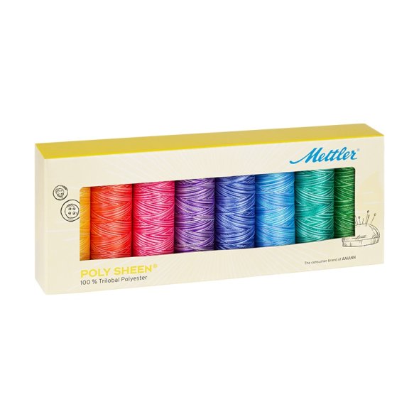 Amann Mettler POLY SHEEN 81Pastels-KIT No.40 200 m
