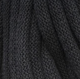 Kordel-Garn 100% recycelt Cotton/ Polyester (20 m/ 9 mm/ versch. Farben) Black