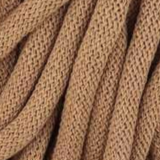 Kordel-Garn 100% recycelt Cotton/ Polyester (20 m/ 9 mm/ versch. Farben) Karamel