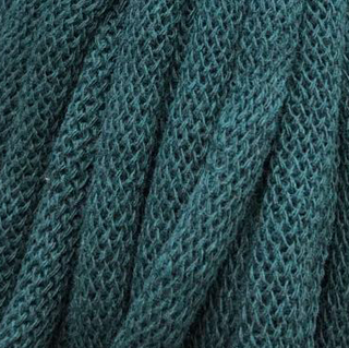 Kordel-Garn 100% recycelt Cotton/ Polyester (20 m/ 9 mm/ versch. Farben) Peacock blue