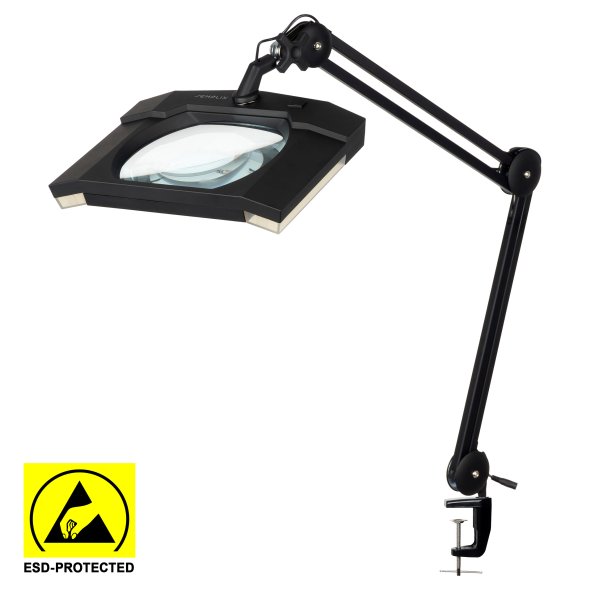 Semplix LED Lupen-Lampe 3D ESD-Protection schwarz (Linse 189 mm x 157 mm)